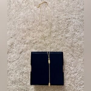 Kendra Scott Gold Fern Y Necklace